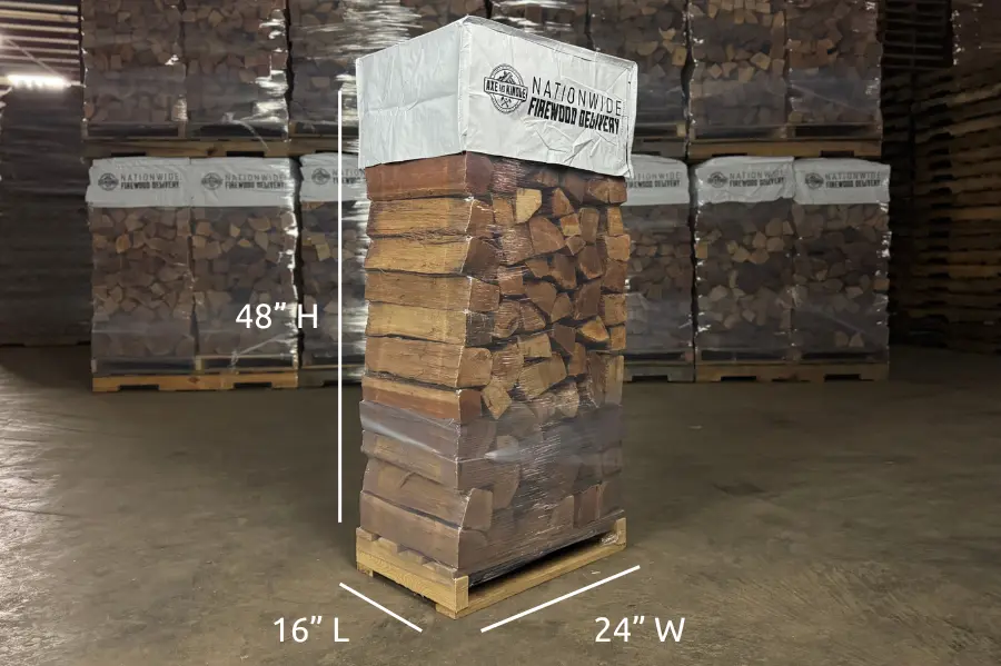 Hickory Firewood Single Stack Specifications