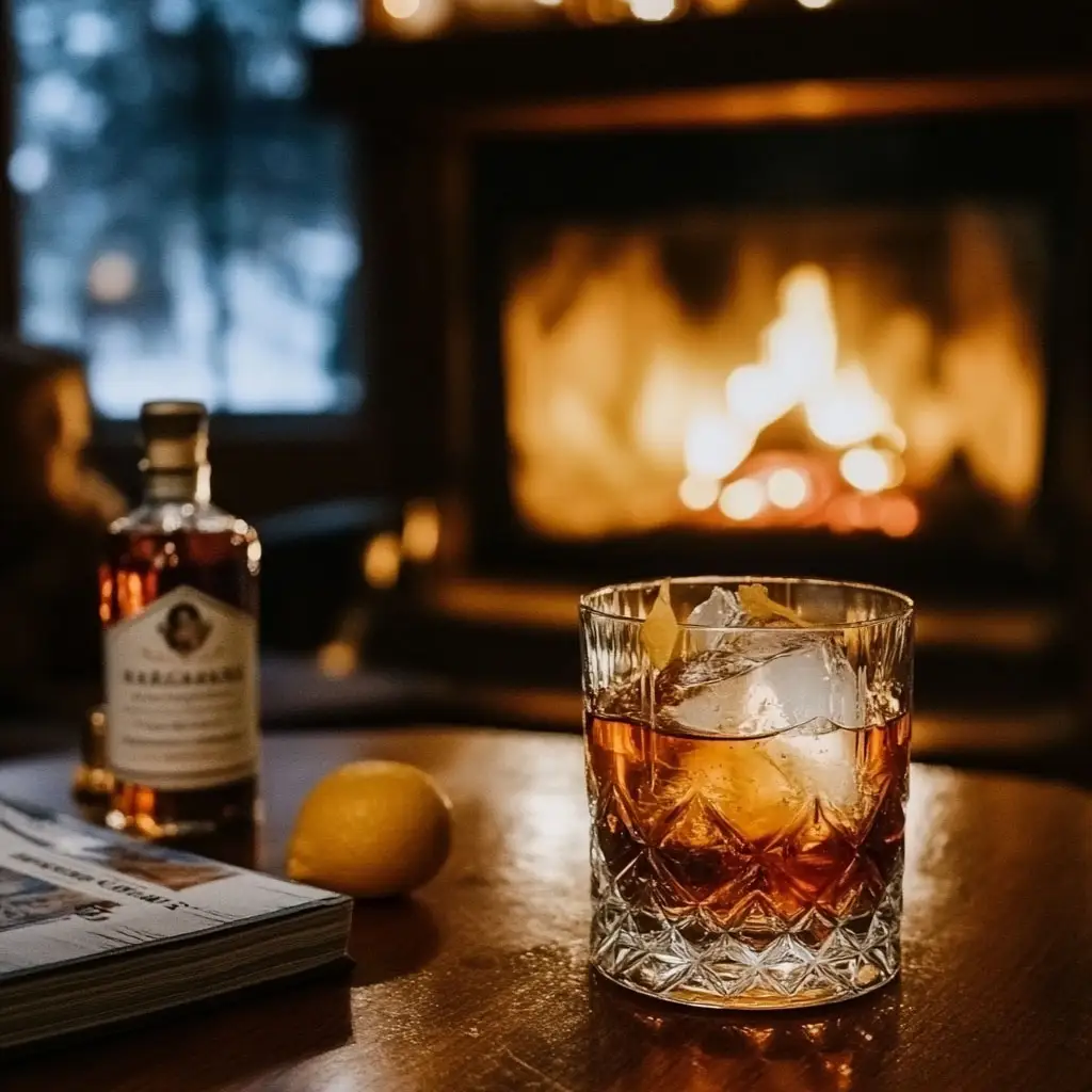 Maple Old Fashioned with Angostura Bitters