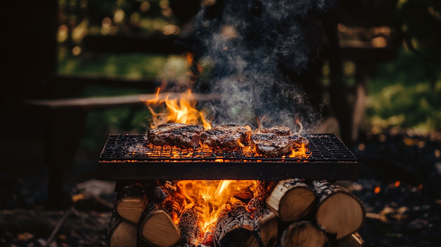 Grilling With Hardwood